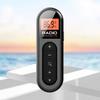 Portable Mini FM Radio Clip Design Clear Signal Low Distortion LCD Display Rechargeable High Sensitivity Mini Radio