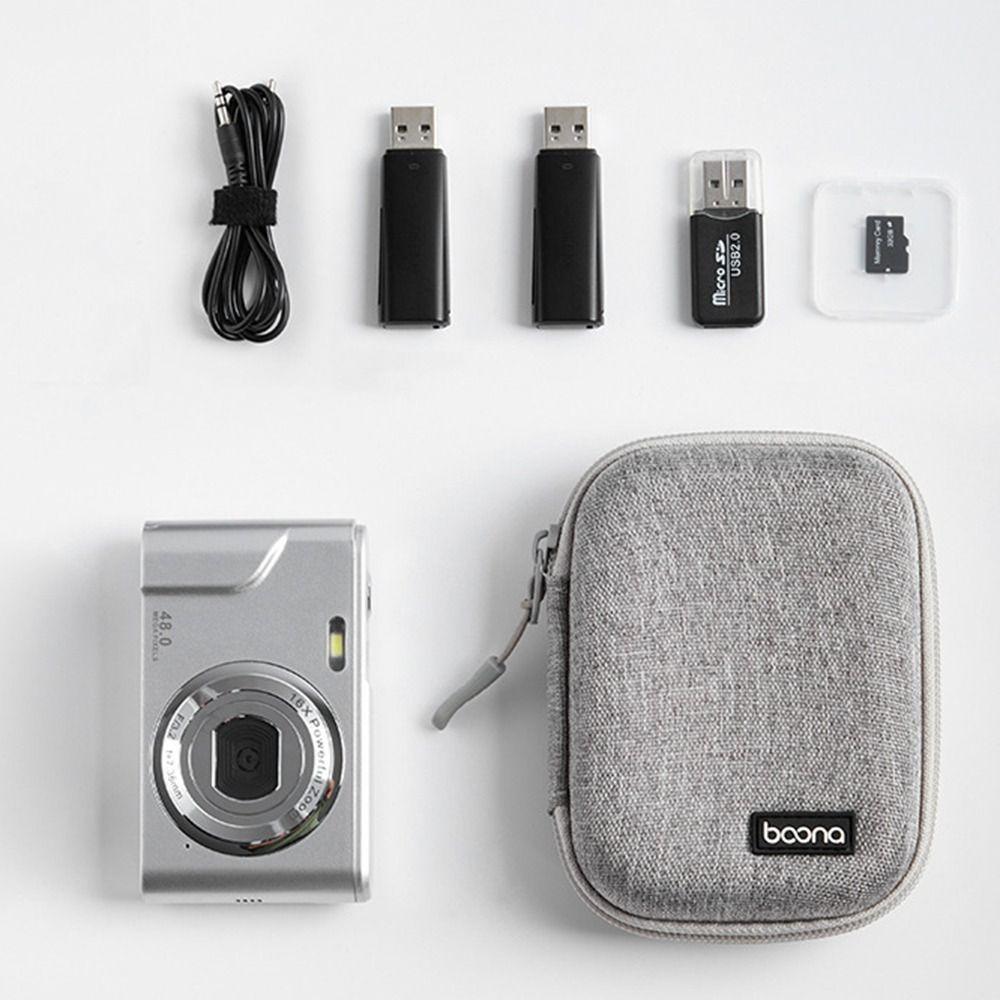 For Portable Shockproof Camera Case Mini PU Leather Carrying Case Waterproof Camera Holder Camera Accessories Storage Bag