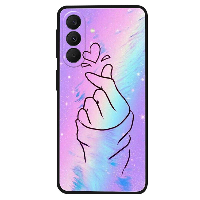 For Samsung Galaxy A57 A37 5G Case Bumper Starry Sky Soft Silicone TPU Back Cover for Samsung A37 A57 Phone Case Cute Cat Cover