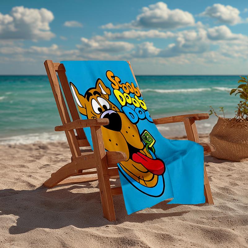 Ultra-Soft Beach Towel with Scooby-Doo Theme,Ideal for Pool - Camping, Diving - Perfect Travel Essential, Vibrant Beach Towel.