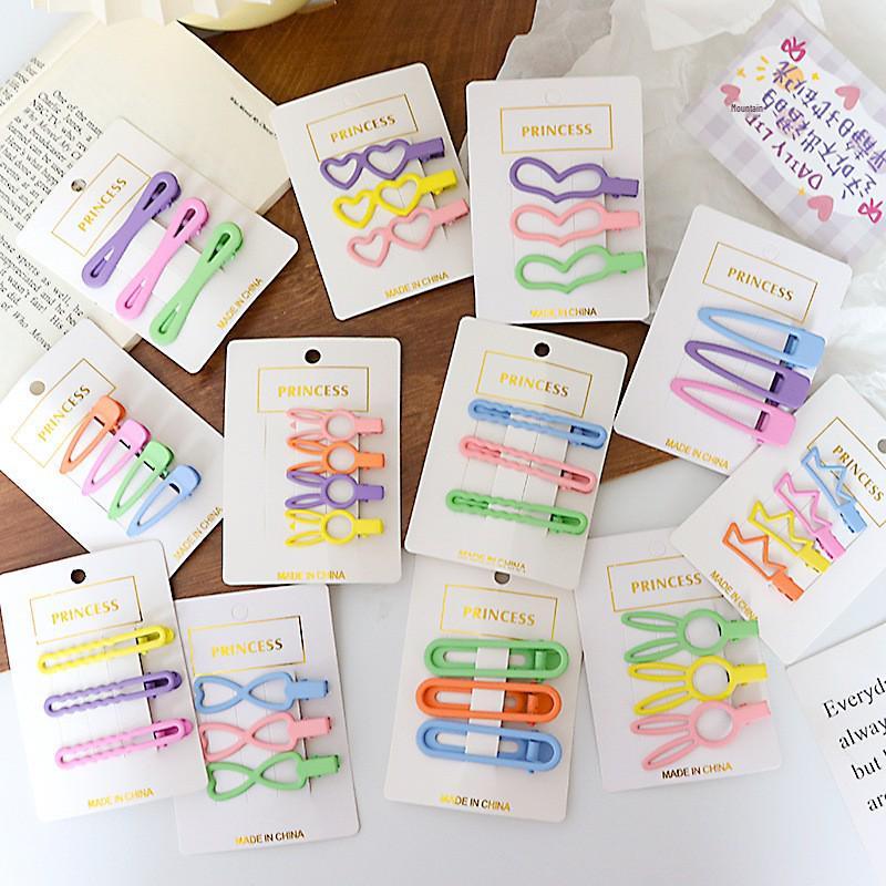 Clips de păr colorat Bai Lu fără cusături tip cioc de rață pentru femei - Ideal pentru frunte, breton și machiaj