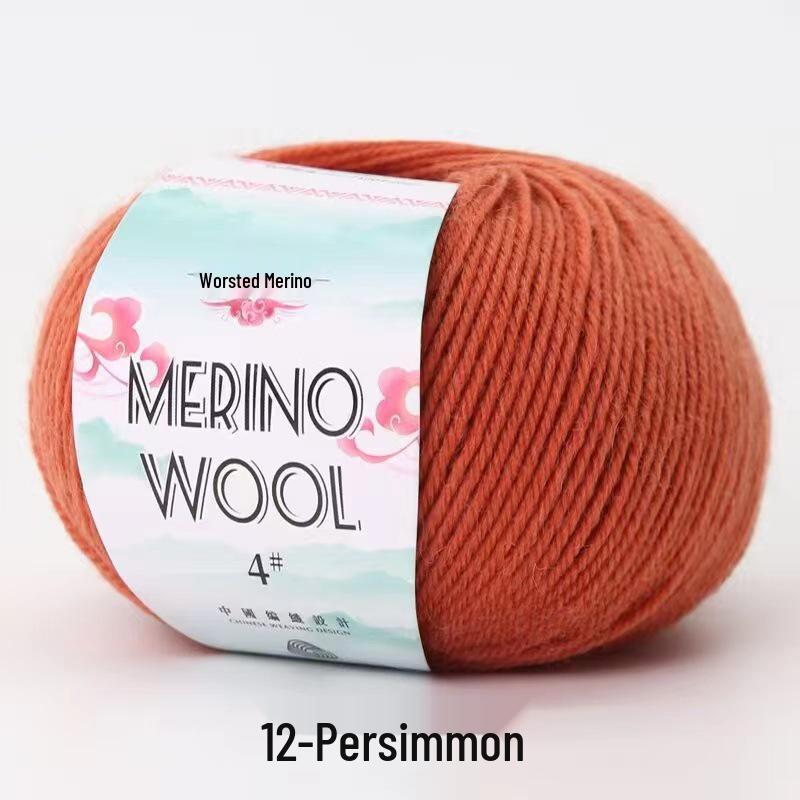 Chunky Merino Wool Yarn 50g for DIY Knitting & Crochet Sweaters and Scarves