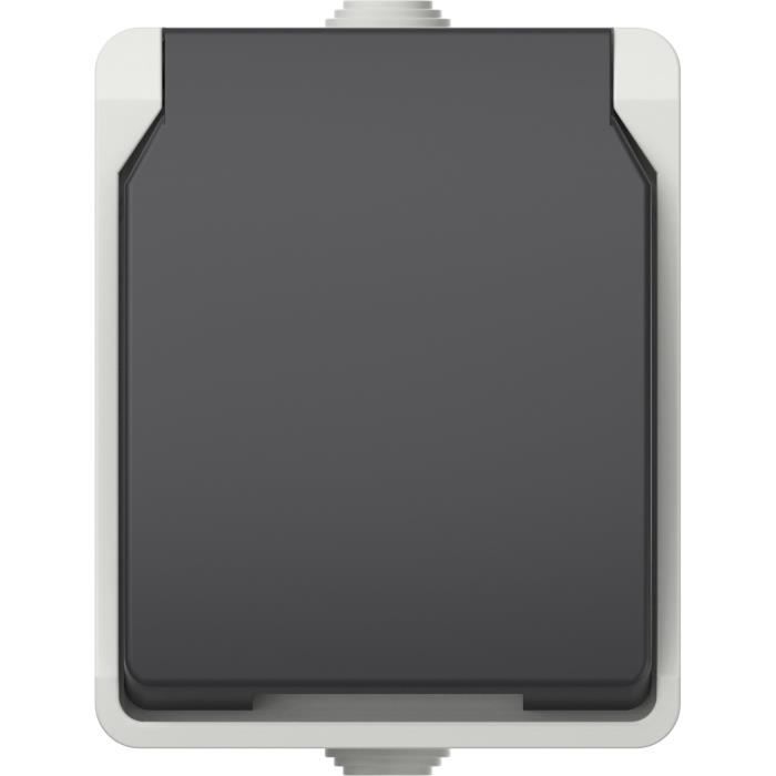 Prise double étanche - Aquatop - Ref. 9673 - IP54 - Prêt à poser - Monophasé