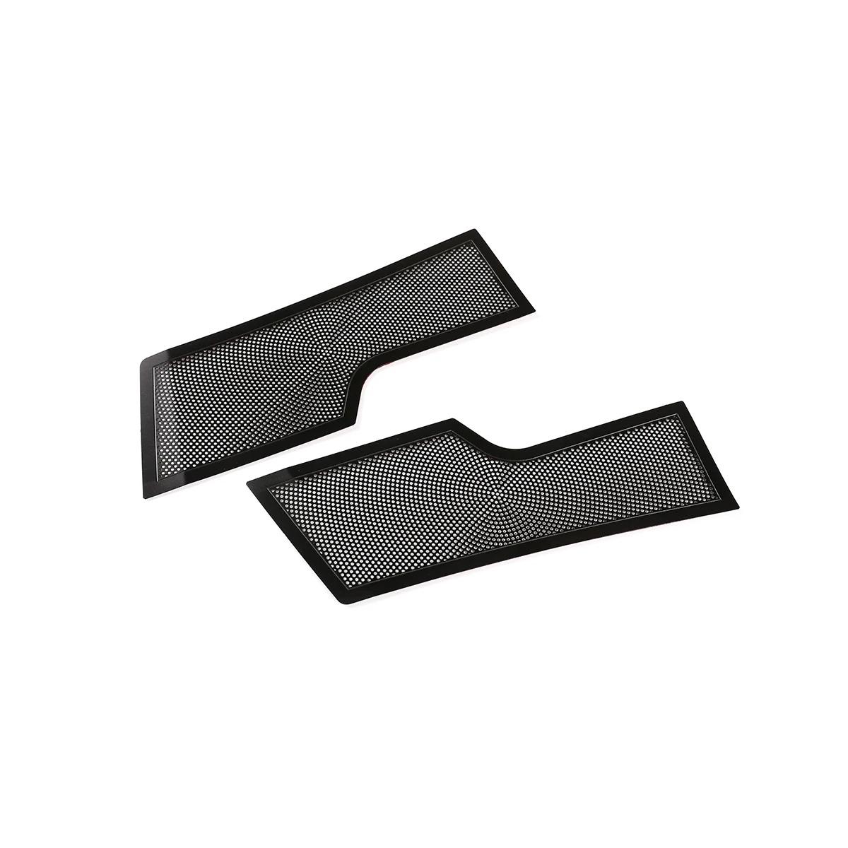 

For Land Rover Freelander 2 2007-2015 Aluminum Alloy Black Car Dashboard Both Sides Speaker Cover Trim Interior Car Accessories чорний