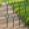 Pack Of 10 Green Plastic Garden Hose Guides For Secure Lawn Irrigation And Maintenance