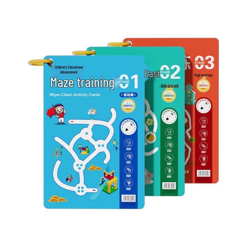 Children's Maze Training Book: Enhance Concentration & Intelligence with Fun Brain Development Games