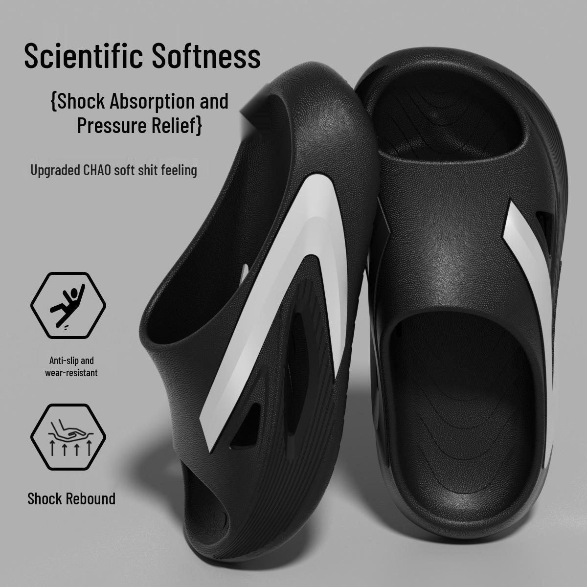 Men s Trendy High Heel EVA Slippers with Arch Support for Indoor/Outdoor Use - 2026 Spring/Summer Collection
