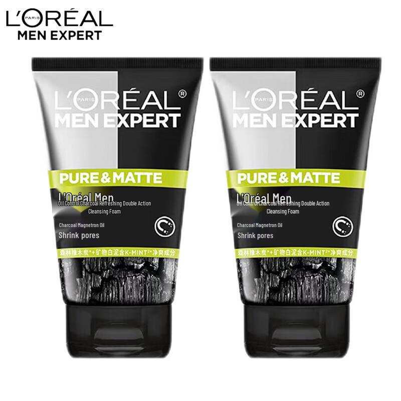 

L Oréal Men s Oil Control Charcoal Facial Cleanser