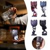 Dragon Wine Goblet Cat Chalice Cup Stainless Steel Resin Gothic Macabre Halloween Decorative Bar Whiskey Cocktail Drinking Glasses for Beer Wine