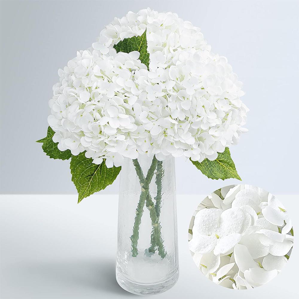 58cm Artificial Flowers Silk Hydrangea Eternal Flower Bouque for Wedding Home Party Living Room Table Decoration Accessories