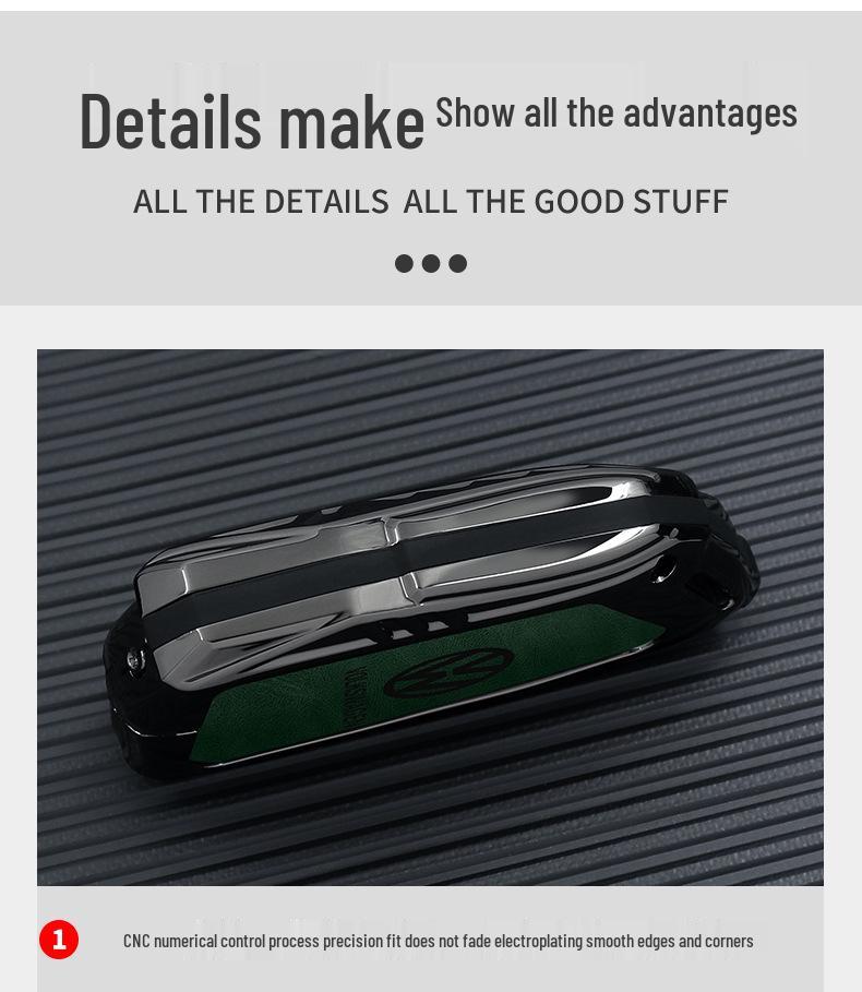 2025 m. Volkswagen Tiguan L Pro raktų dėklas 330 Longyao Edition modeliui - Apsauginis apvalkalas su sagtimi vyrams ir moterims