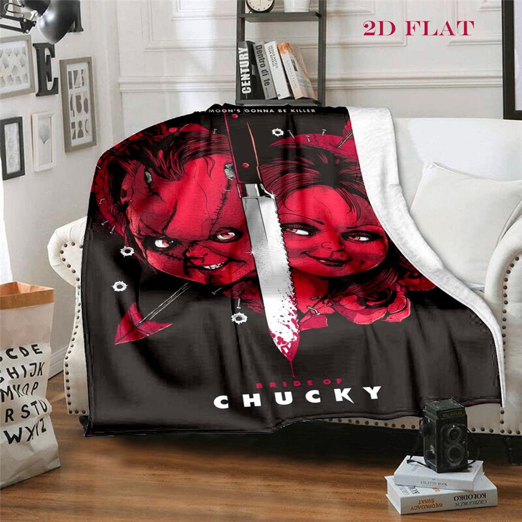 Chucky's Deadly Return blanket Soft and comfortable Home Decor Outdoor plush blanket bedroom Christmas gifts