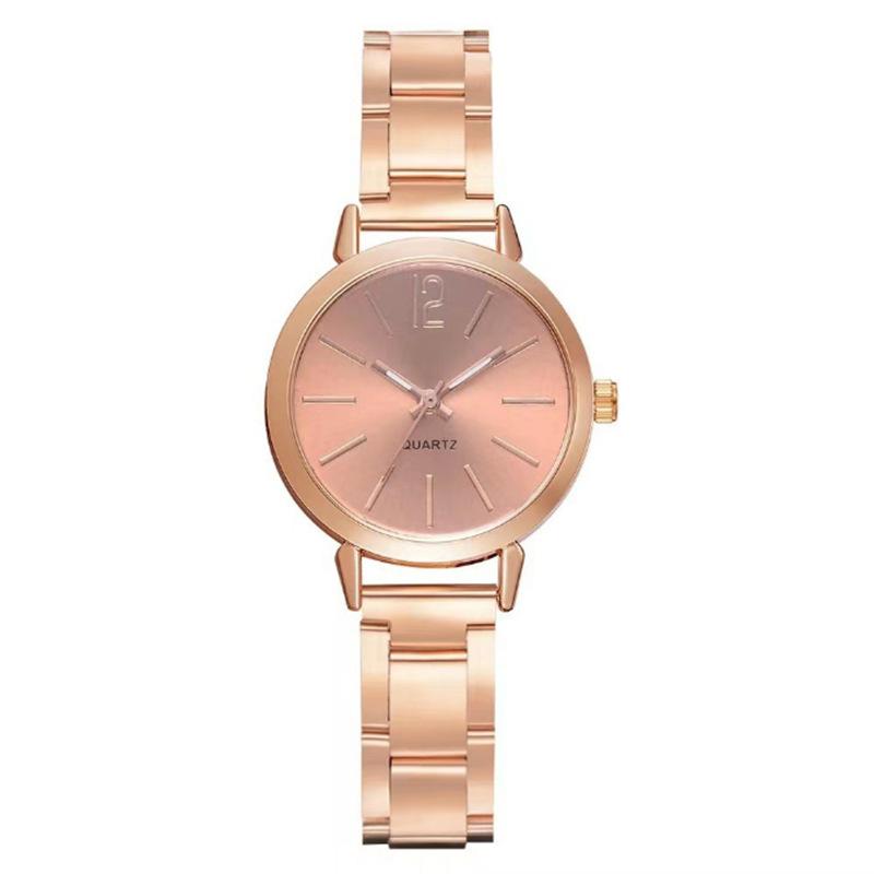 Ladies Watch Women's Fashion Narrow Strap Gold Steel Strap Quartz Watch Women's Student Fashion