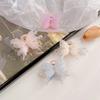 New Rhinestone Butterfly Small Grab Clip for Women Sweet Temperament Tie Hair Shark Clip Fashion Girl Hair Accessories