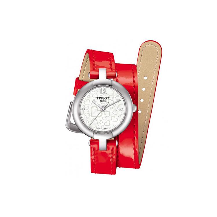 

TISSOT Pink Multicolor Collection Quartz Movement Women s Watch 28mm White Dial Stainless Steel Case T084.210.16.117.00