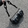 Original retro YK women's underarm bag texture crossbody baguette bag strap underarm bag tide cylinder bag