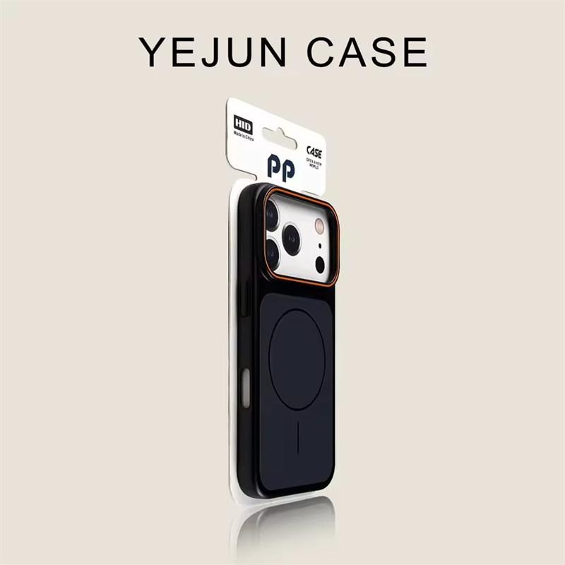 

Fashion Metallic Hard PC Ultra Thin For Magsafe Original Case for iPhone 17 Air 16 15 14 Plus 13 Pro Max Magnetic Matte Cover iPhone 17 Pro Max чёрный