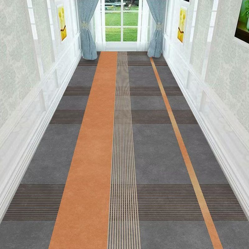 Catifea Cristal cu Puncte Embosate pe Fundal 850g pe metru pătrat, 1 buc Covor de Alergare pentru Holul Vilei în Stil Persan Vintage Roșu One Piece