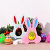 Silicone Molds For Resin Easy-Release Easter Bunny Shape Multi-Purpose Bunny Resin Casting Mold For Cement Clay Soap Candlestick