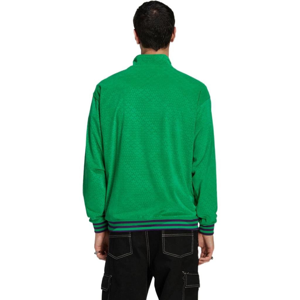 Adidas Originals Sweatshirts Men's Green Lapel Moderate Other IB3420