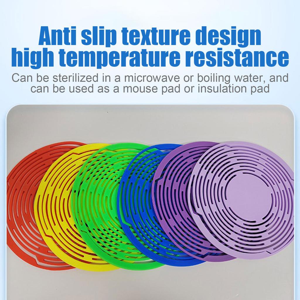 Silicone Storage Bag,Silicone Storage Bag Breathable Mesh Bag Storage,Folding Portable Wine Bottle Tote Bag, Silicone Placemat