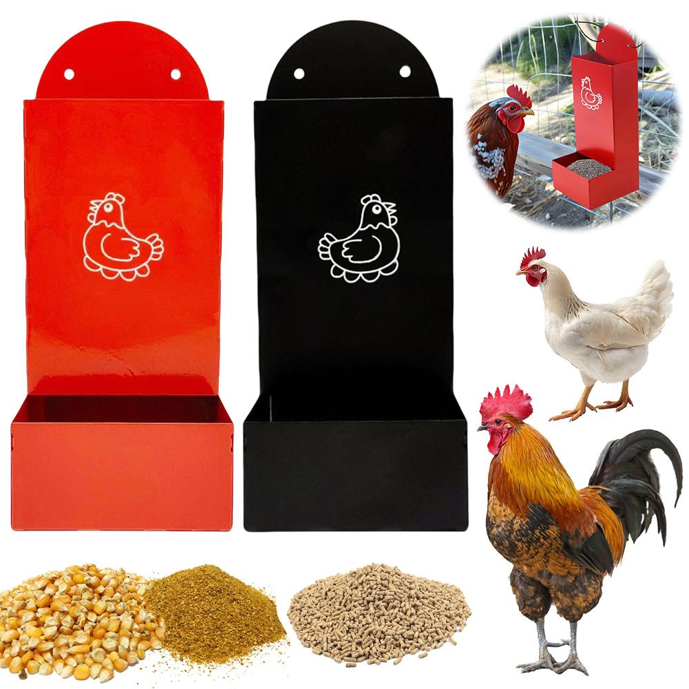 Chicken Feeding Trough Precision Nutrition Oyster Shell Feeder No Waste Design Automatic Chicken Feeder Chicken Coop Accessories