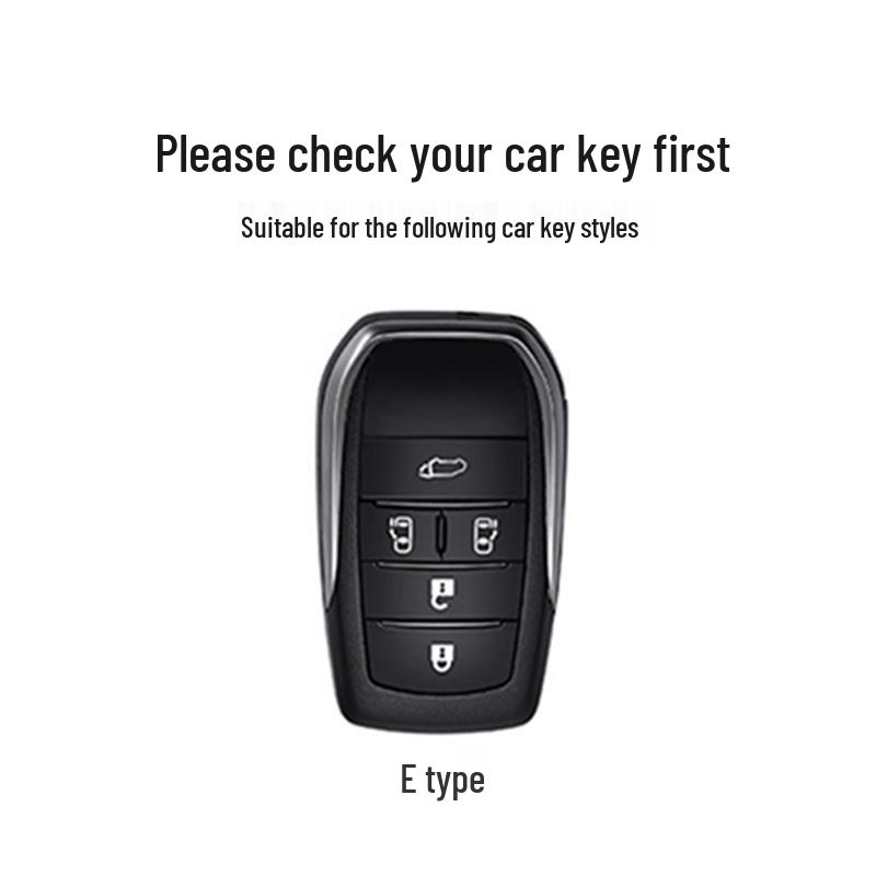 Compatible Leather Key Case for Toyota Sienna, Alphard, Granvia