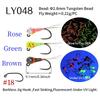 6PCS Fast Sinking Perdigon Euro Nymph Wet Fly Fishing Tungsten Bead Head Barbless Jig Hook Trout Grayling panfish Fishing Lures