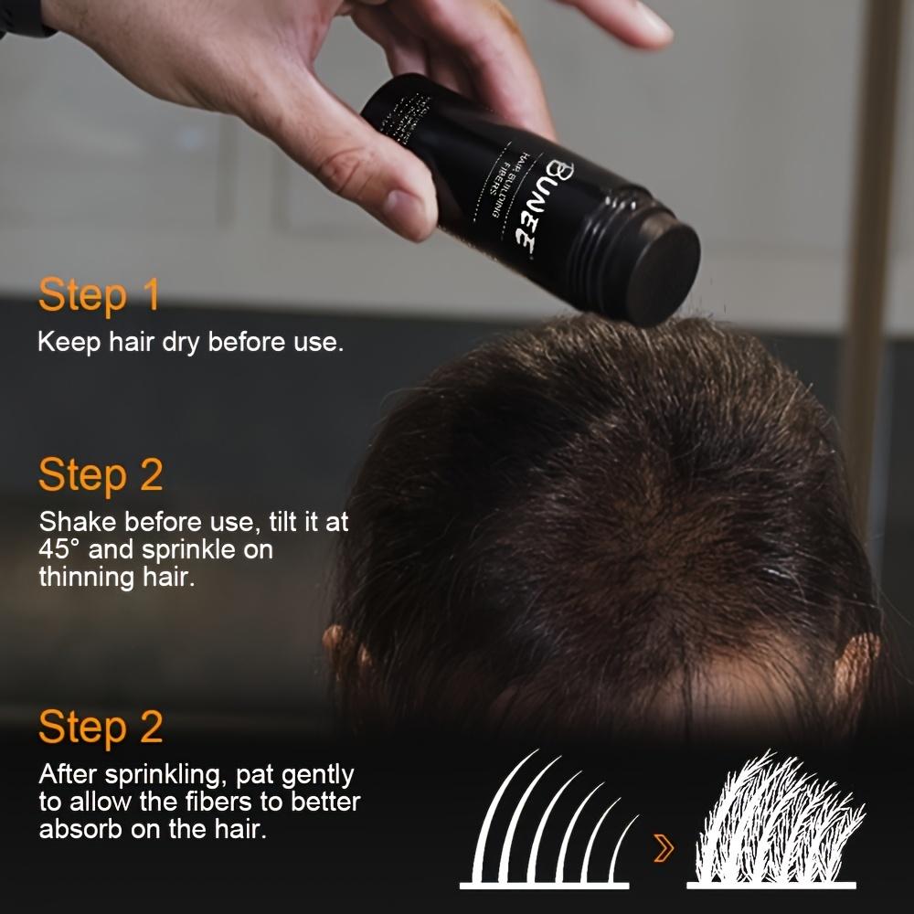 BUNEE Hair Building Fibers - 27.5g Instant Thickening Powder for Fuller, Volumizing Styles |, Ideal for All Hair Types