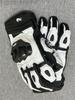 Men's Black Racing Motorcycle Gloves Genuine Leather White Road Riding Touch Screen Summer Winter Motorbike Team Gloves