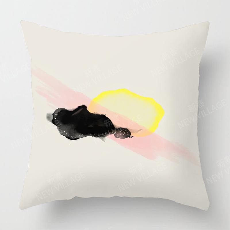 

Home Decor Colorful Abstract Pattern Digital Print Pillowcase Pattern Cushion Cover Suitable For Sofa Bedroom Car Pillow Cover 40x40cm