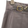 Hermes Made In France Mimole Length Wrap Skirt 42 Gray Women Used