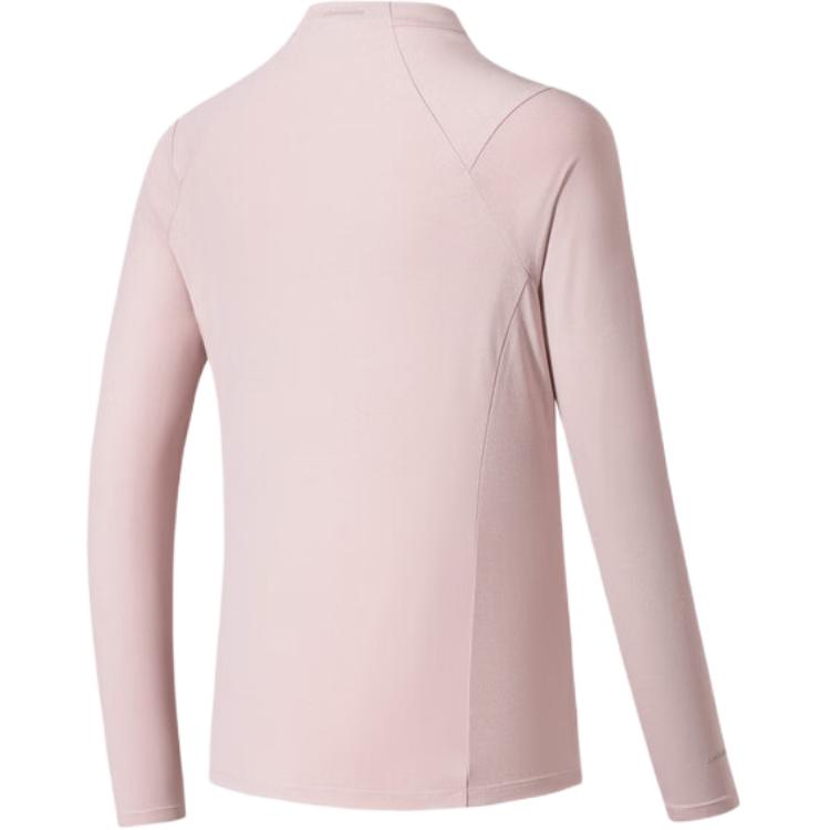 Anta Champion All-Weather Series Stand Collar Sun Protection Breathable Long Sleeve T-Shirt Women tops 162630401-2
