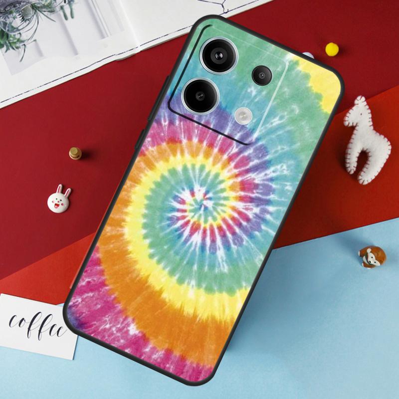 Trippy Tie Dye Hippie Art Case For Xiaomi Redmi Note 14 13 Pro 12 11 10 15 Pro Plus Redmi 15 10C 12C 13C 14C 15C Cover