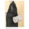 Ladies' Soft Leather Large Capacity Crossbody Shoulder Bag