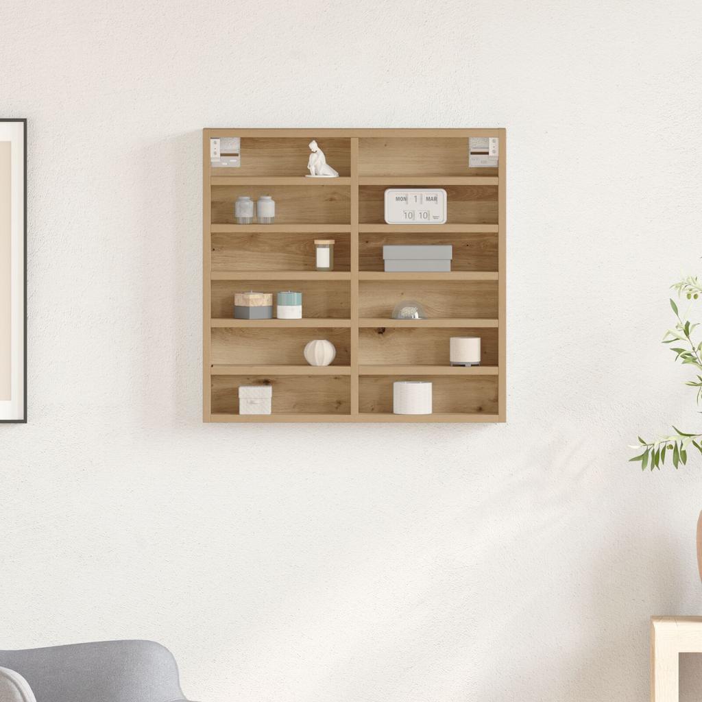 1 Wall Mounted Storage Shelf Display Cabinet, Ideal for Shelf Decorations in Living Room, Bedroom, Office, 100x8.5x75 cm