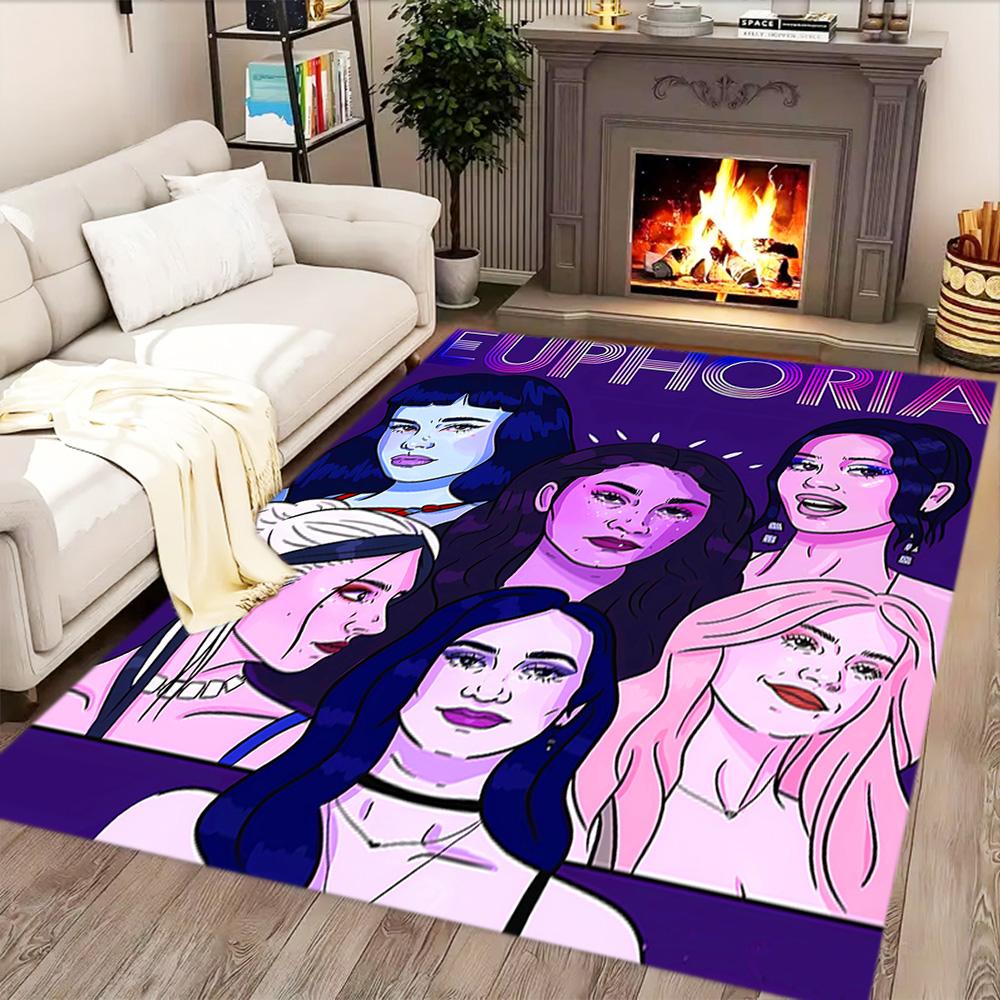 Euphoria Zendaya's Journey rug for living rooms, bedrooms, home décor, and as gifts.