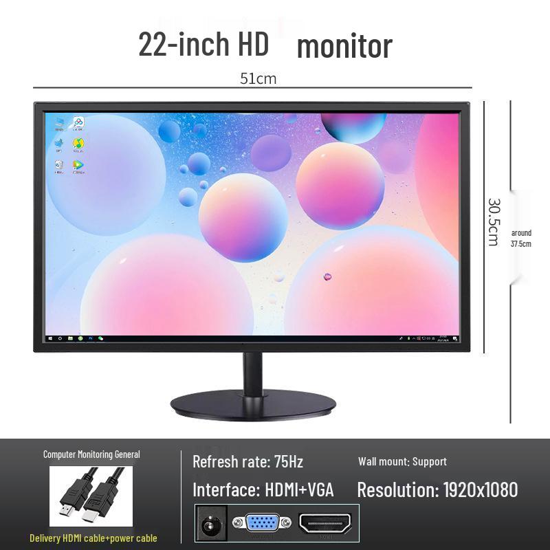 24-inch IPS LCD Flat Panel Desktop Monitor
