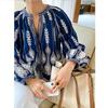 Spring Embroidery Vacation Style French Shirt Women's Long Sleeve Design Women's Clothing