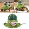 Adorable Tenue Tortues pour Rassemblement de Fête de Petit Animal de Compagnie Déguisement Cosplay Fête Costume Tricoté pour Événement Thème Tortues