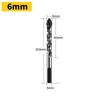Kit di Punte da Trapano per Cemento da 3 mm a 12 mm Adatto per Vetro Plastica Legno Mattone Carburo di Tungsteno Trapano Lega Dura Punte da Trapano a Croce