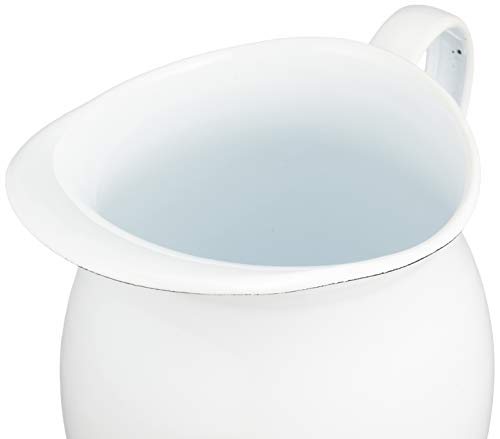 PL Enamel Pitcher, White, 1.4L, 590