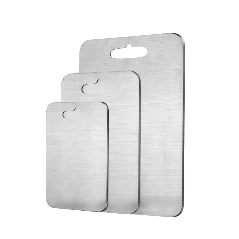 304 Stainless Steel Antibacterial Double-sided Chopping and Dough Kneading Board