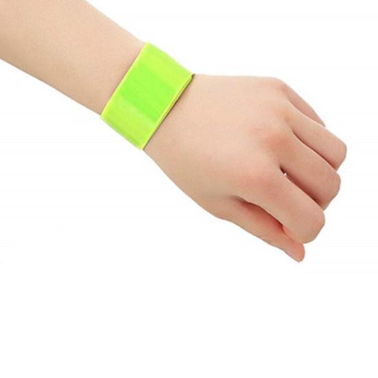 Reflective Wristband Automatic Adsorption Easy To Wear High Visibility Safety Ring Bracelet Night Running Visibility Strap