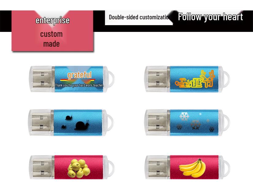 Multi-Color USB Flash Drive - 128MB To 4GB, Metal Design, Encrypted, Perfect for Gifts