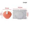 1 Pcs DIY Scallop Candle Mould Handmade Candle Mold Aroma Candle Mold Three-dimensional Scallop Shell Acrylic Mold