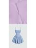 New Summer Fashion Evening Gown: Sexy Solid Color Pleated Dress with Back Zipper & Spaghetti Straps