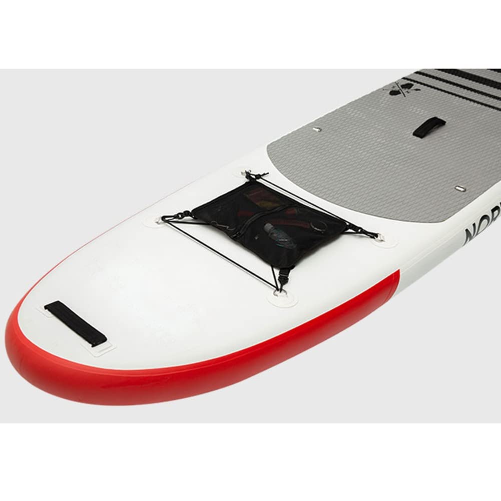 Surfboard Storage Mesh Bag Kayak Stand Up Paddle Board Mesh Deck Bag Sup Paddleboard Bags Storage Organizer with 4 Suction Cups