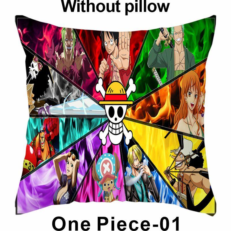 One Piece Monkey D Luffy Pillow Cover Anime Fans Exclusive Limited Edition Treasure Themed Decor for Bedroom Dorm Room