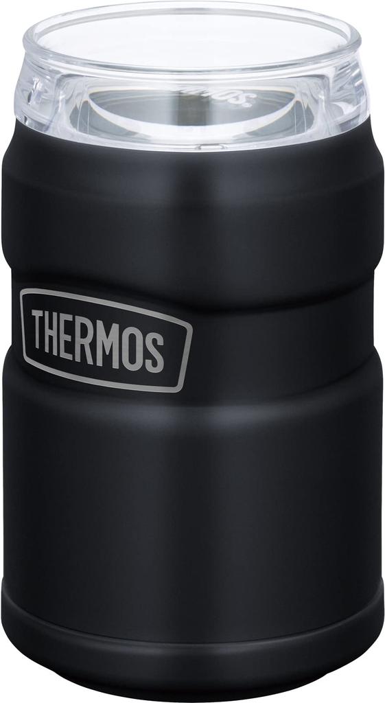 Thermos Outdoor Series Cool Can Holder for 350ml Matte MTBK Cans, 2-way Type, Black, ROD-0021